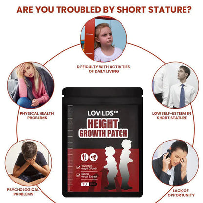 LOVILDS™ Herbal Height Increasing Foot Patch🌿 - vækker hypofysens væksthormon