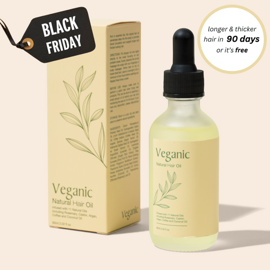 Black Friday Sale - Vegansk naturlig hårvækstolie