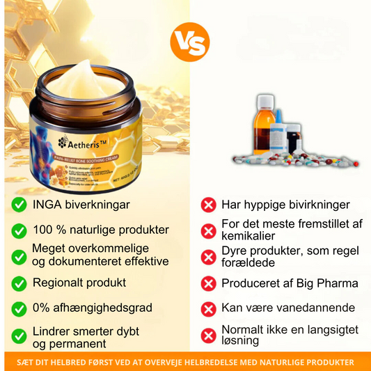 Aetheris™ Bee Verom Instant - Ultrastærk smertelindrende creme - Smertelindring ved gigt, muskelsmerter, rygsmerter og alle former for ledsmerter