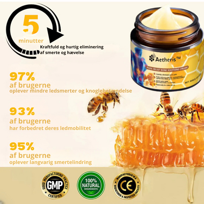 Aetheris™ Bee Verom Instant - Ultrastærk smertelindrende creme - Smertelindring ved gigt, muskelsmerter, rygsmerter og alle former for ledsmerter